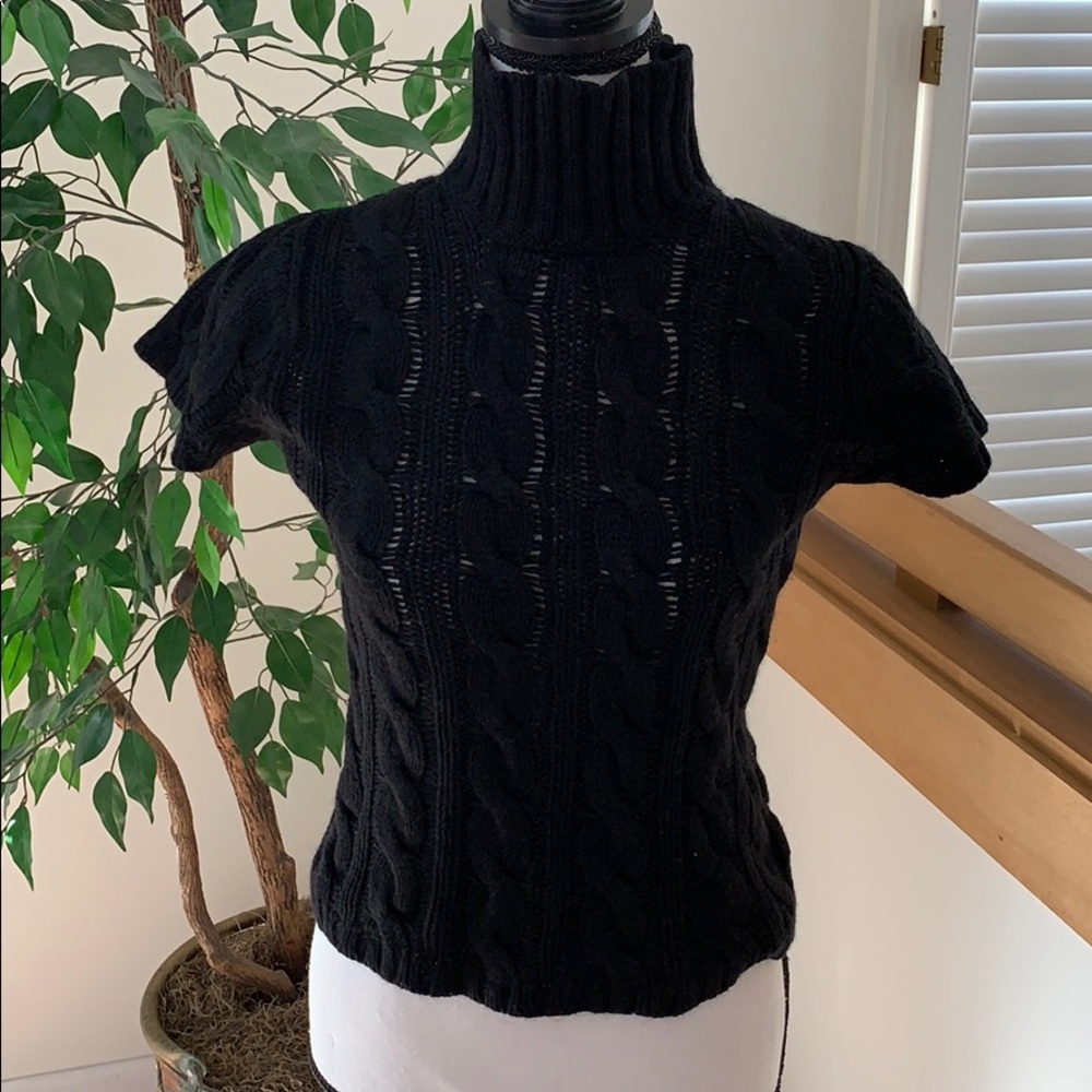 Cable knit sweater